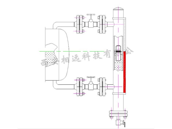 零盲区磁翻板液位计