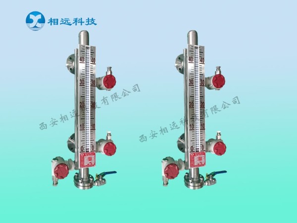 防爆报警远传型磁翻板液位计照片