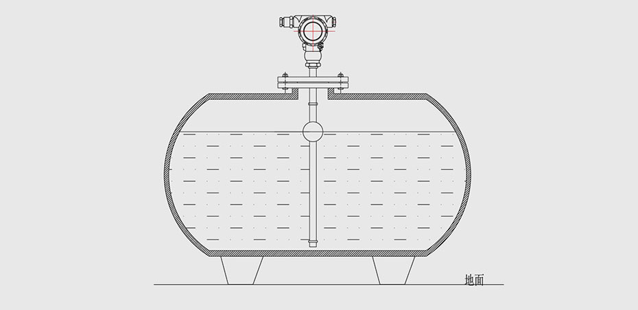 浮球液位计地上罐安装图